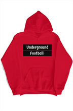 Underground Football Pullover Hoody- RED